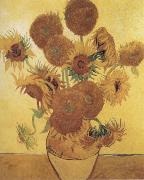 Vincent Van Gogh Sunflowers Spain oil painting artist